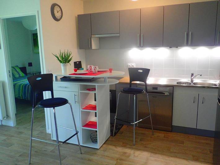 Gîte pour 2 personnes, avec Balcon ainsi que Terrasse et Vue à Dammarie-les-Lys