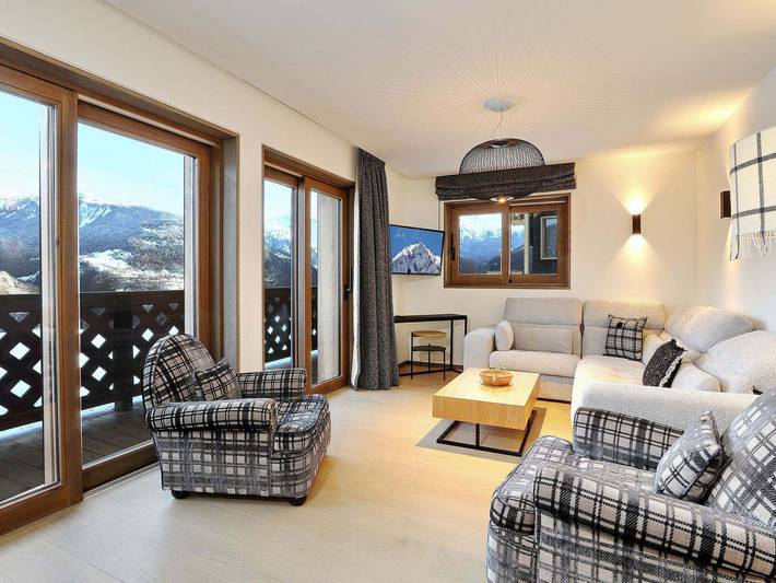Appartement de vacances pour 6 personnes, avec balcon dans Courchevel 1300 (Le Praz)