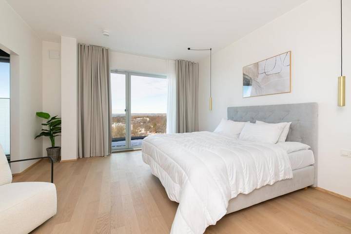 Ferienwohnung für 8 Personen, mit Balkon und Terrasse sowie Ausblick in Tallinn