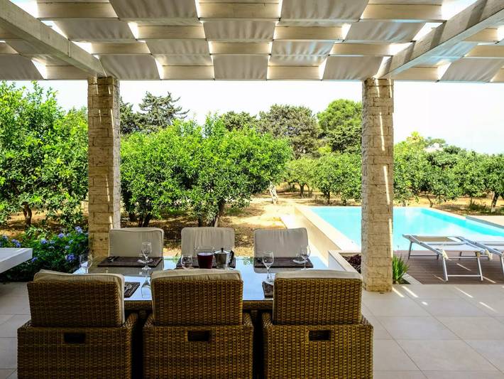 Villa per 11 persone, con giardino e piscina a Marsala