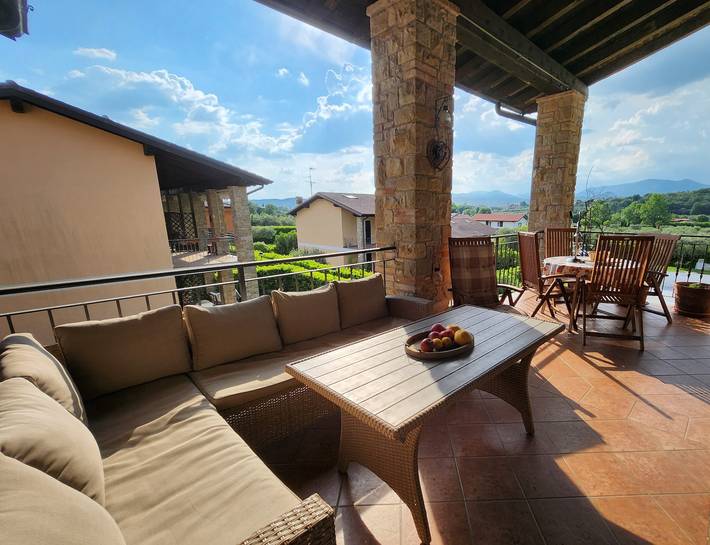 Ferienwohnung für 4 Personen, mit Balkon und Garten in Manerba del Garda