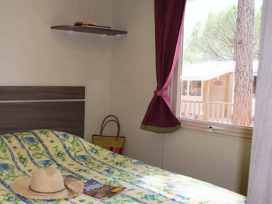 Camping Tikayan Les Cigales - Mobilhome 4 personas - Georgia Confort 3 Piezas 4 Personas Aire Acondicionado + Tv in Le Muy, Region de Draguignan
