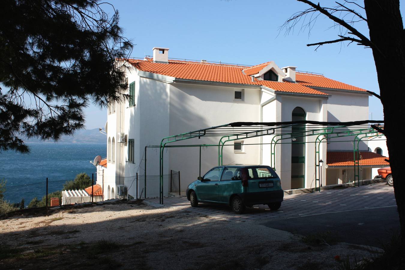Ganze Wohnung, Studio Appartement mit Terrasse und Meerblick Balica Rat, Omis As-4868-g in Stanici, Omis-Riviera