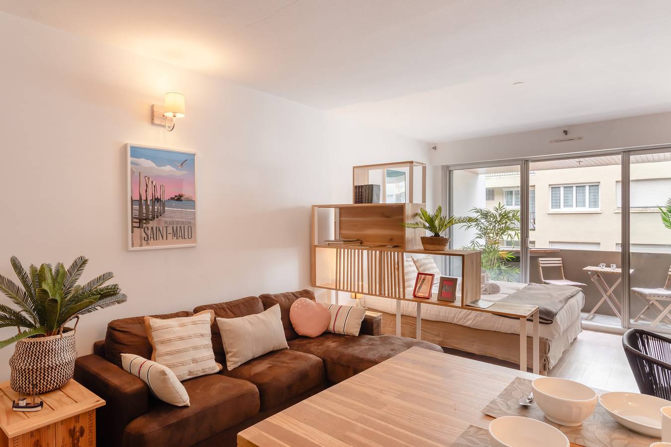 Ganze Wohnung, Ferienwohnung für 2 Personen mit Balkon in Dinard, Saint-Malo und Umgebung