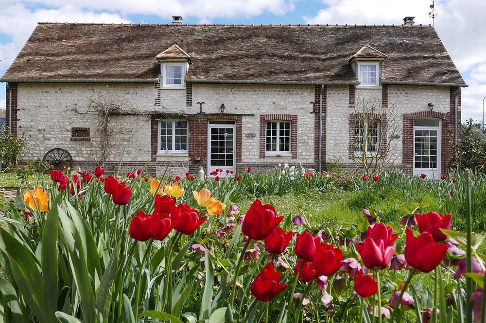 Les Jardins de Félicie. Les Tourtereaux. Pour amoureux d'eau et de nature. . in Poses (homonymie), Région de Les Andelys
