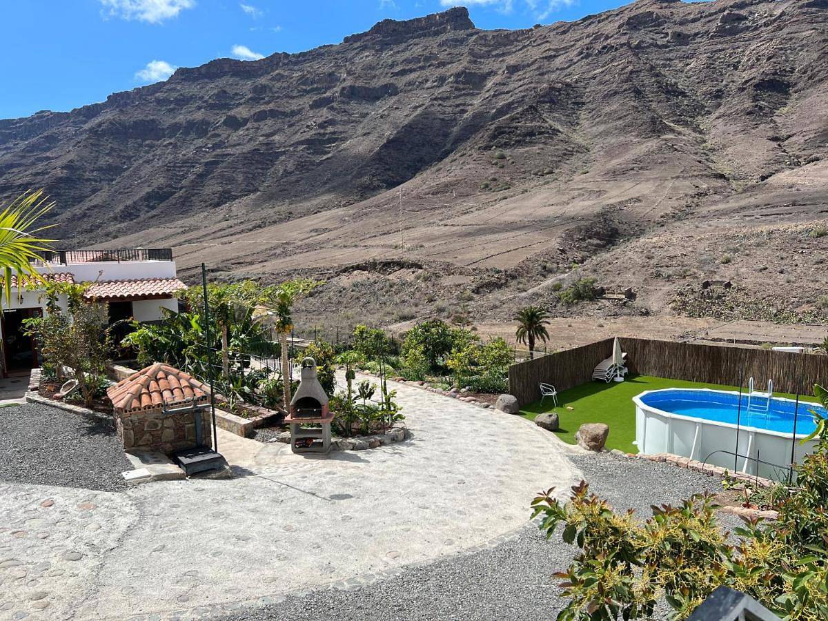 Ganze Wohnung, Casa rural con baño adaptado y piscina en Mogán in El Molino de Viento, Mogán