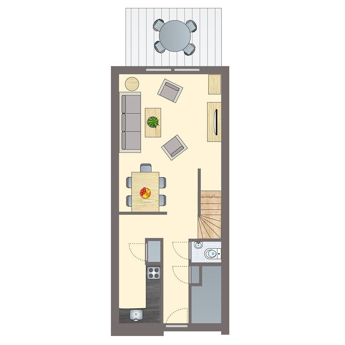 Bungalow für 4 Personen in Lipno, Südböhmen