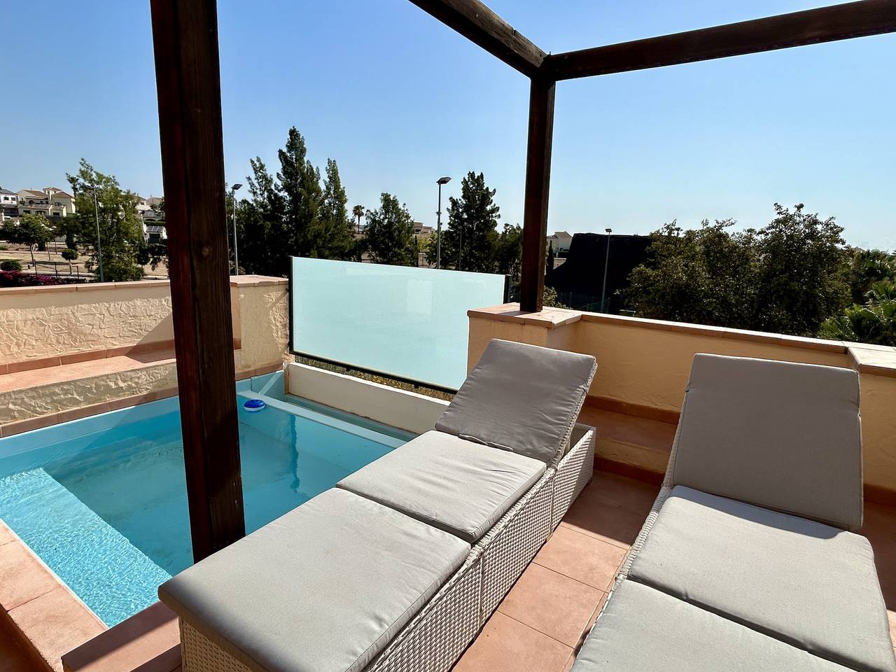 Hel leilighet, Ferieleilighet for 6 personer med badebasseng in Hacienda del alamo, Fuente Alamo de Murcia