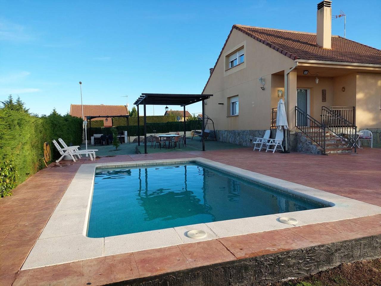 Casa Rural El Robledal mit privatem Pool nahe Segovia und Madrid, für 8 Personen in Zarzuela del Monte, Segovia Provinz
