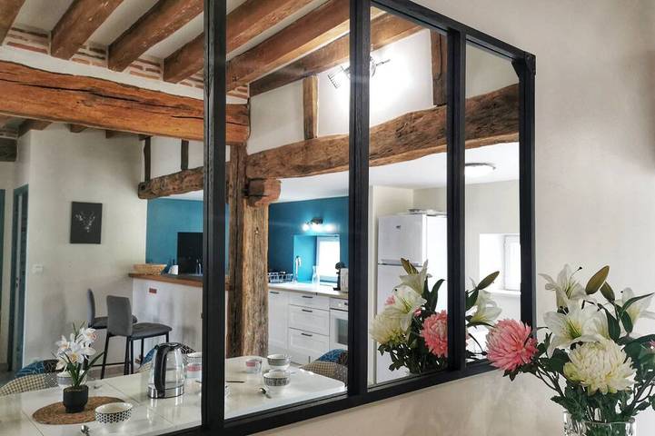 Location de vacances pour 8 personnes, avec jardin à Châtres-sur-Cher