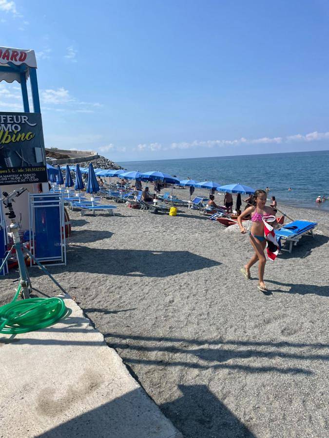 Lido Tirreno beach in Amantea, Province de Cosenza