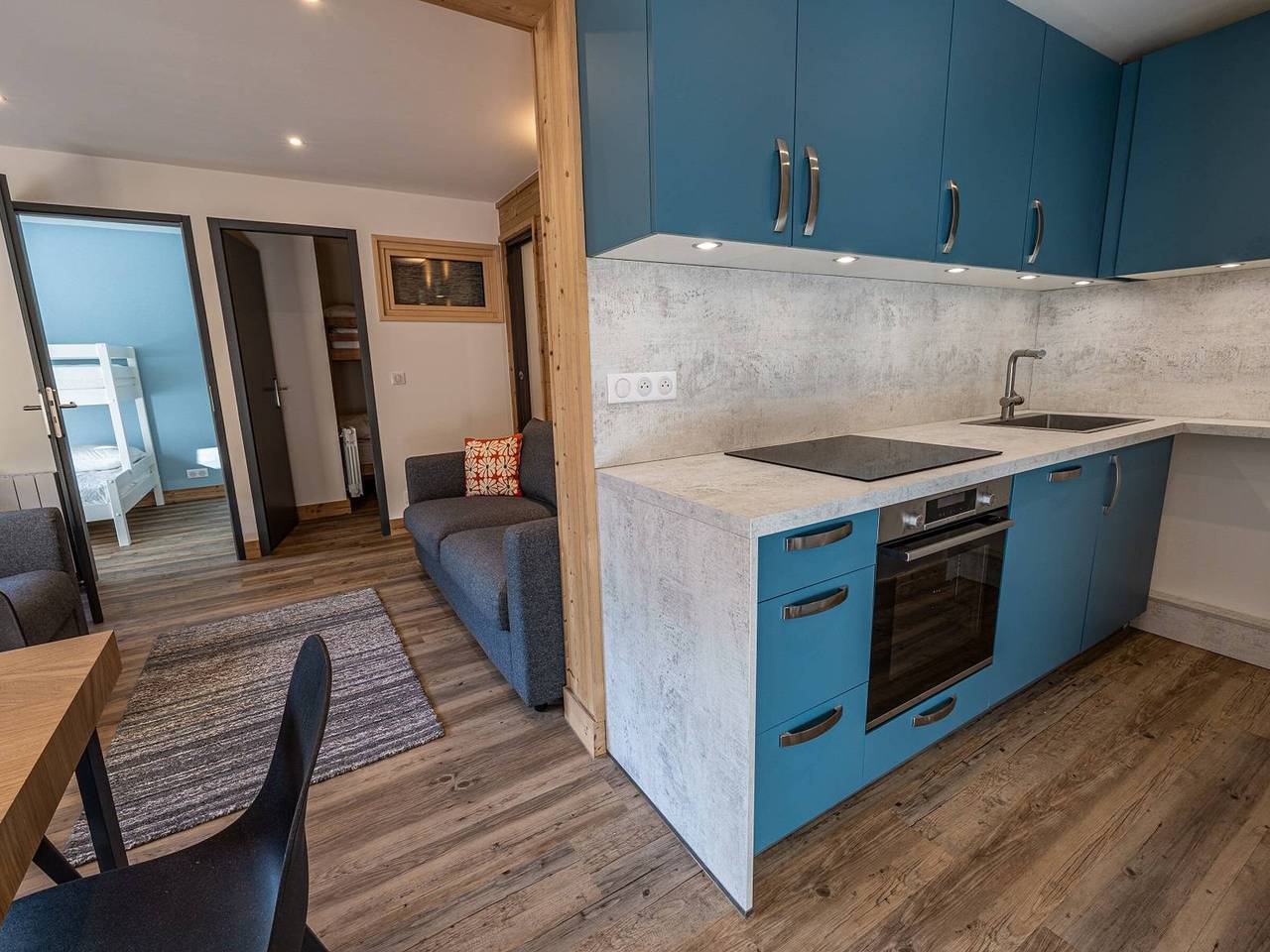 Appartement entier, Bel appartement rénové à Plagne Bellecôte pour 7 personnes, proche télécabine in La Plagne, La Plagne-Tarentaise