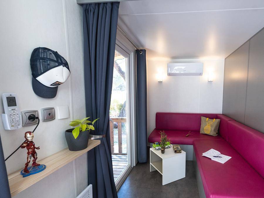 Camping de l' Arquet - Mobilheim 6 personen - Mobil Home Premium 2 Zi 4/6 Pers Clim in Couronne Vieille, Martigues
