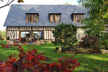 Gîte für 15 Personen, mit Terrasse und Garten, mit Haustier in der Normandie