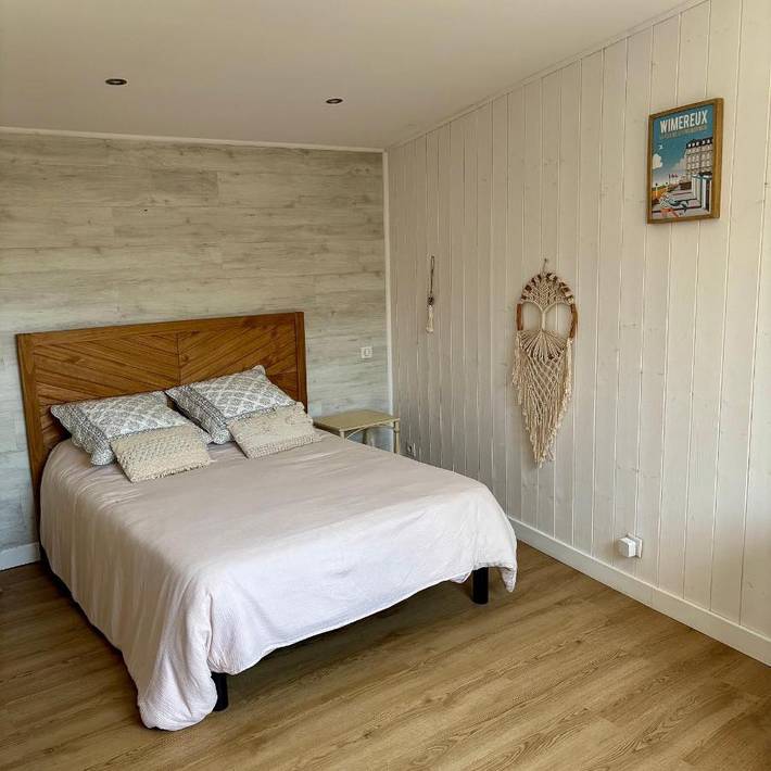 Chambre d’hôte pour 2 personnes, avec Terrasse ainsi que Jardin et Vue à Wimereux