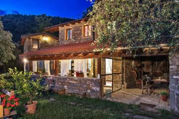 Cottage pour 2 personnes, avec vue et jardin à Apricale