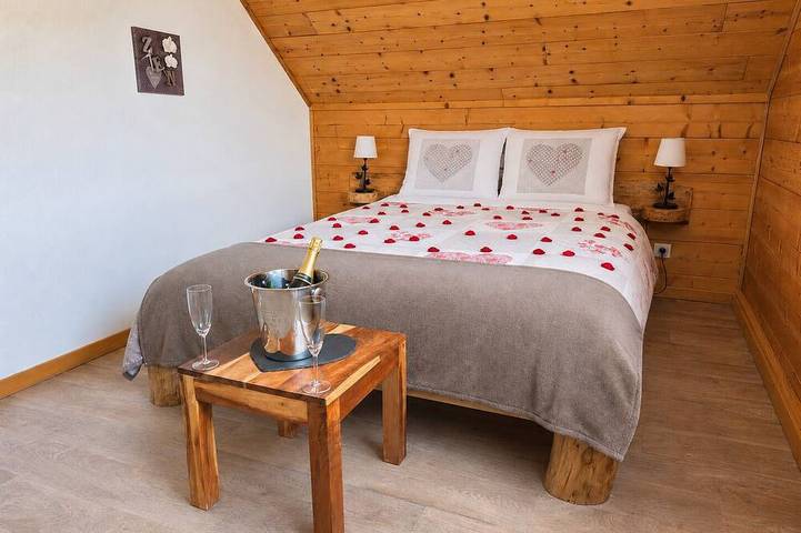Climontaine Chalet mit Jacuzzi - Vogesen in Colroy-la-Roche, Niederrhein Elsass