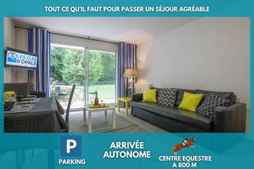 Gîte pour 3 personnes, avec terrasse dans Golf des Dunes