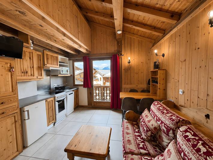 Gîte pour 4 personnes, avec Balcon et Jardin dans Station de Montchavin les Coches - 3