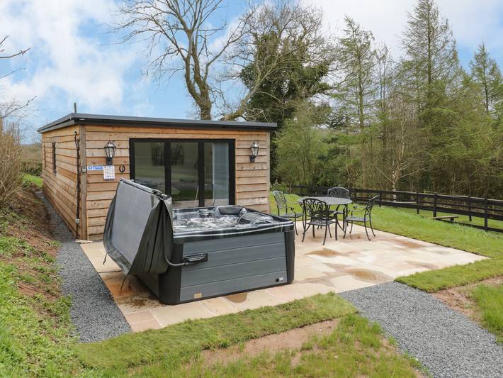 Lodge für 4 Personen mit Garten in Shropshire Hills