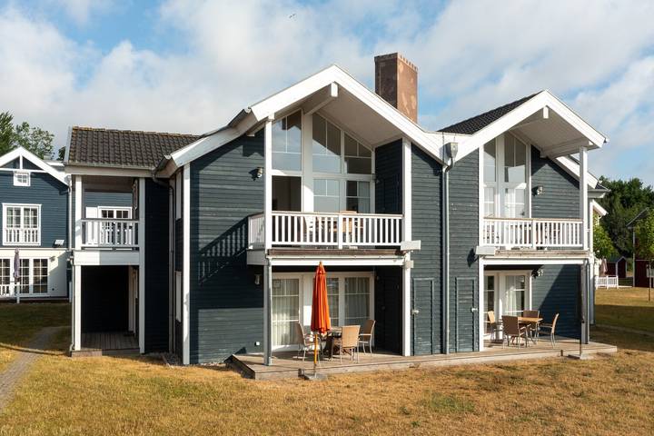 Bungalow für 4 Personen, mit Balkon und Terrasse sowie Garten und Sauna in Hansa-Park