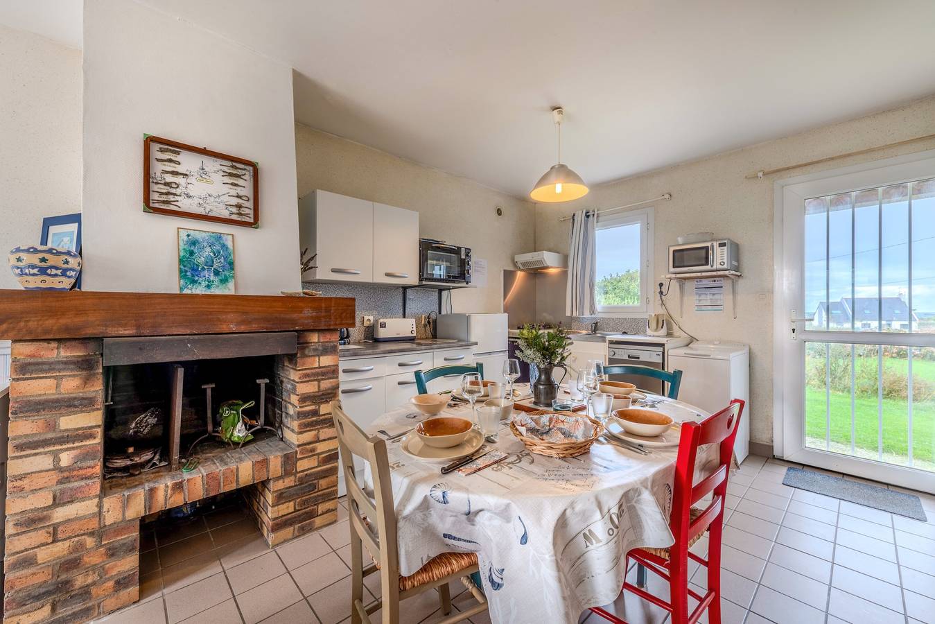 Maison de Vacances 'Ker Marian - Les Gîtes Marins Des' avec Vue sur la Mer, Jardin Partagé et Wi-Fi in Plouguerneau, Région de Brest