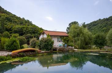 Studio pour 2 personnes, avec jardin, animaux acceptés dans le Lot