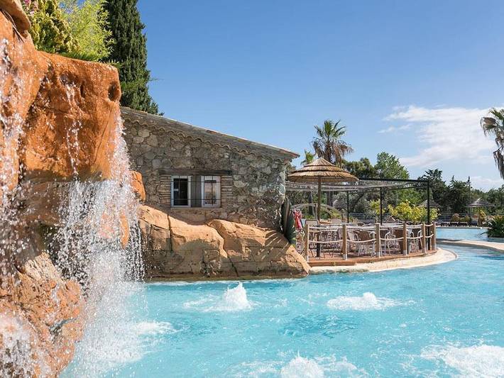 Domaine De La Bergerie - Mobilheim 6 personen - Cottage Espace A - 3 Zimmer - 6 Personen in Roquebrune-sur-Argens, Mittelmeerküste (Frankreich)