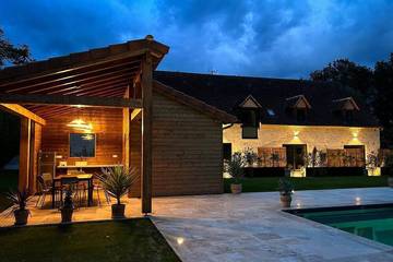 Gîte pour 2 personnes, avec jardin ainsi que sauna et piscine à Saint-Sozy