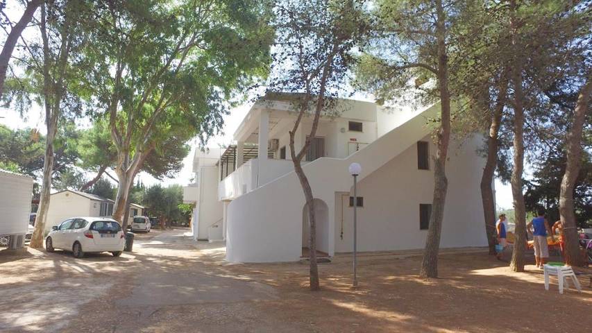 Camping für 2 Personen, mit Terrasse und Pool sowie Kinderpool und Ausblick, mit Haustier im Salento - 4