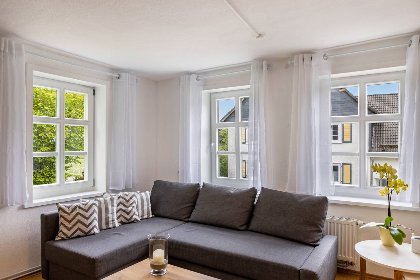 Ganze Wohnung, Apartment 'Fewo Am Uplandsteig' mit gemeinsamer Terrasse, Garten und Wlan in Diemelsee, die Mittelgebirge