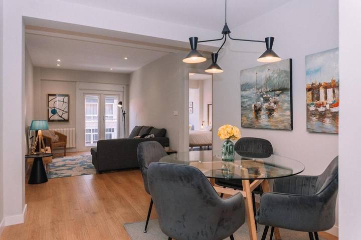 Apartamento de férias para 4 pessoas, com vista e terraço em Vigo