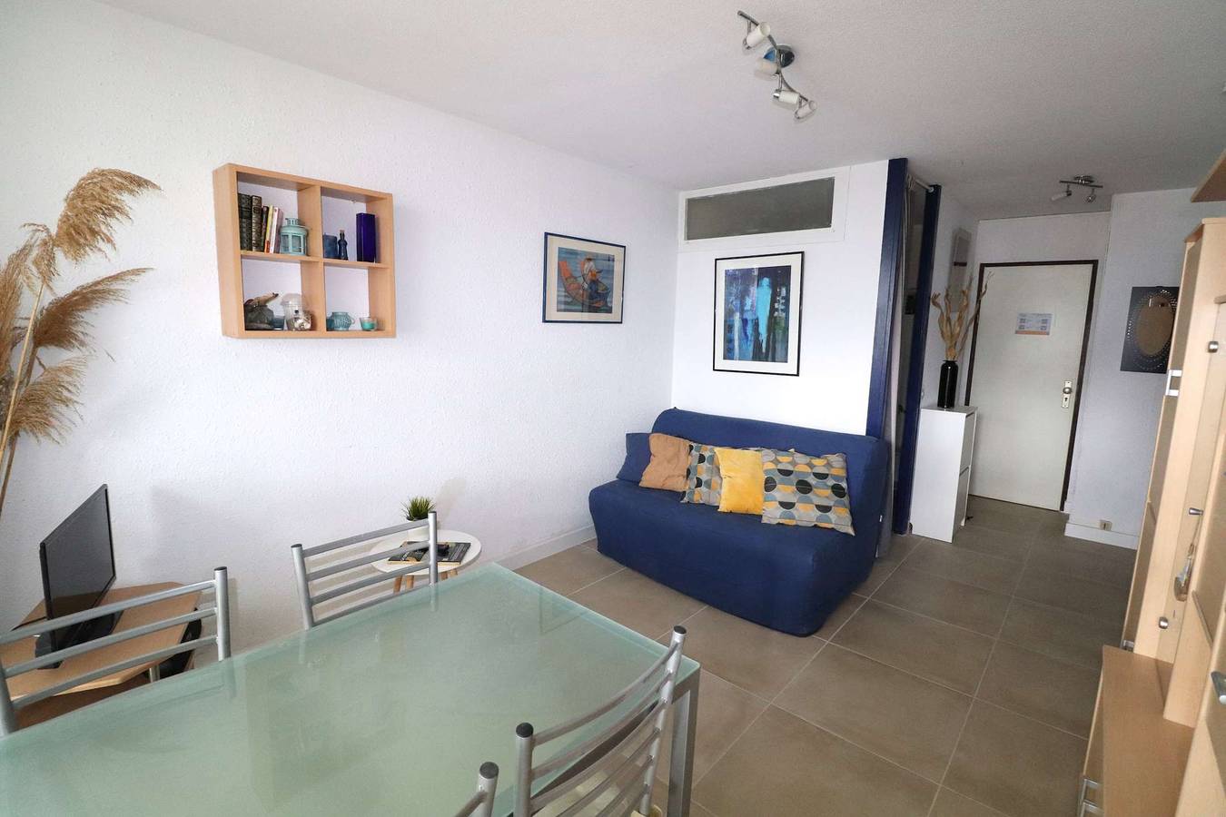 Estudio entero, Studio Cabin City Center 4 people parking loggia in La Grande-Motte, Côte d'Améthyste