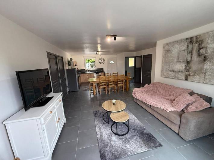 Gîte pour 7 personnes, avec jardin et vue, animaux acceptés dans Merck-Saint-Liévin