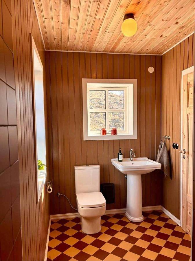 Lodge voor 2 personen, met terras en uitzicht, met huisdier op IJsland