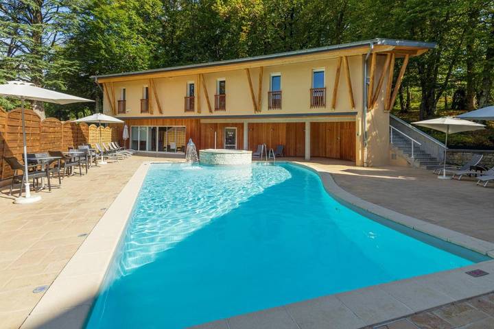 Hôtel pour 2 personnes, avec piscine et jardin ainsi que sauna et vue, animaux acceptés à Chille - 3