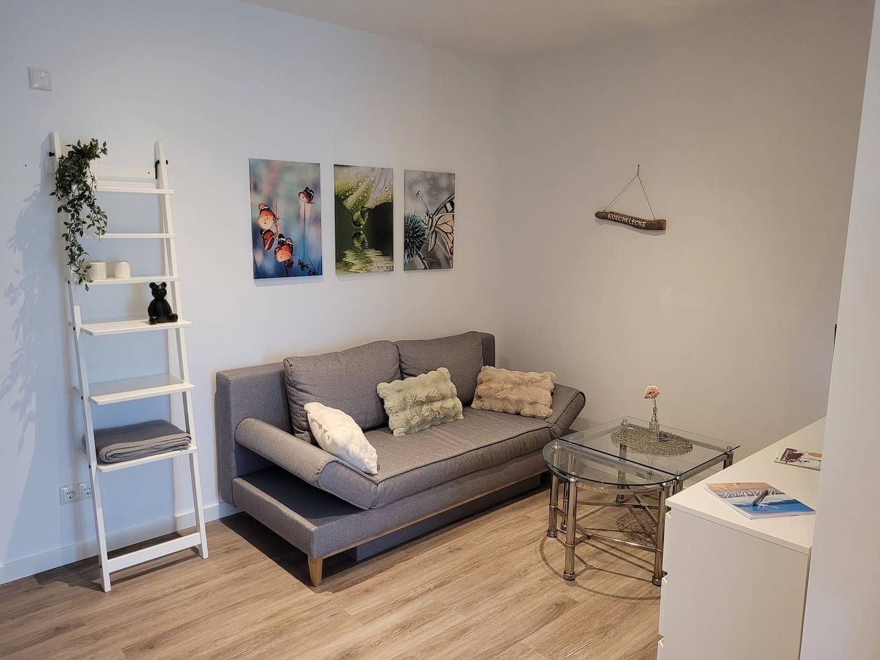 Ganze Wohnung, Apartment 'Rike' mit gemeinsamer Terrasse, Gemeinschaftsgarten und Wlan in Oesterdeichstrich, Dithmarschen