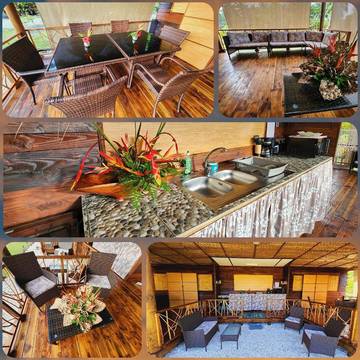 Chambre d’hôte pour 5 personnes, avec terrasse et jardin dans Polynésie française