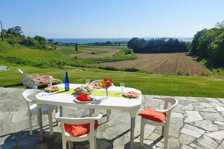 Casa de Granito en Bretaña con Vista al Mar in Saint-Pol-de-Léon, Ceinture Dorée