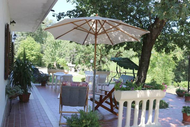 B&b per 2 persone, con Balcone e Terrazza nonché Giardino e Panorama a Rapolano Terme