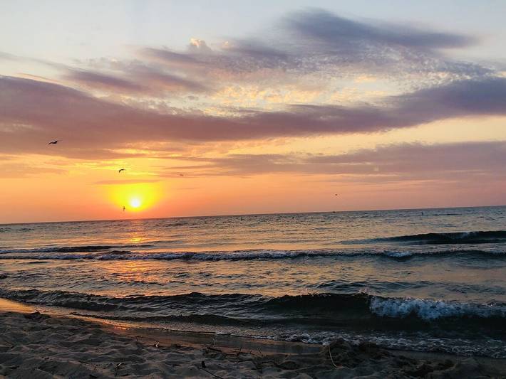 Vacation apartment for 8 people, with yard in Indiana