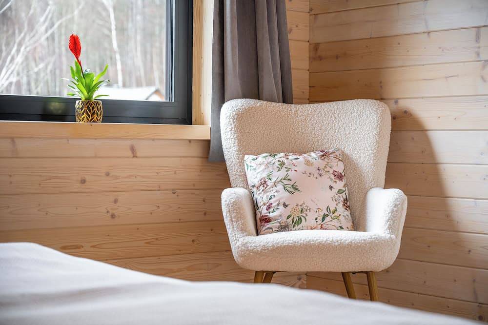 Beautiful mountain house by the river with panoramic views of the Giant Mountains in Przesieka, Sudeten (Poland)