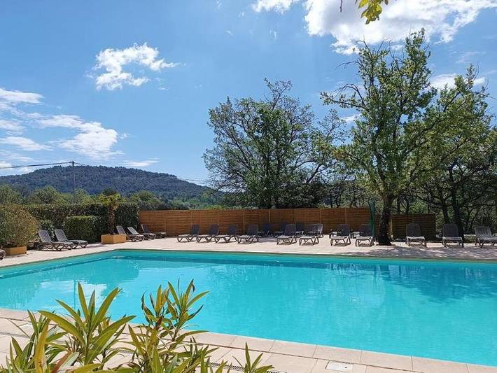 Camping Domaine des Chênes Blancs Pausado - Bungalow de lona 5 personas - Sin Instalaciones Sanitarias in Saint-Saturnin-lès-Apt, Parque natural regional del Luberon