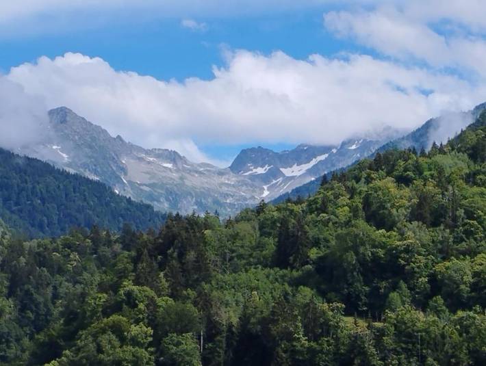 Location de vacances pour 4 personnes, avec terrasse et vue, adapté aux familles dans Arvillard - 4