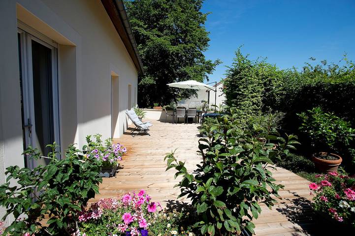 Gîte pour 6 personnes, avec jardin et terrasse