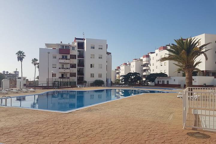 Holiday home for 5 people, with balcony and garden as well as pool in Costa Adeje