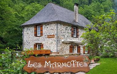Chambre d’hôte pour 2 personnes, avec jardin et vue à Arbéost