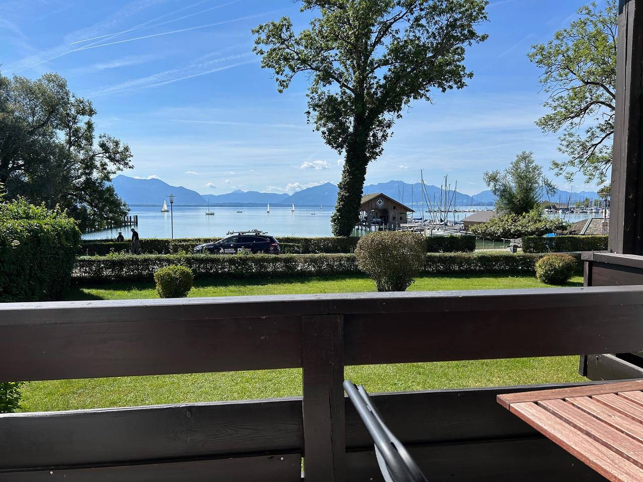 Appartement de vacances entier, Fewo Uferglück in Seebruck, Chiemsee