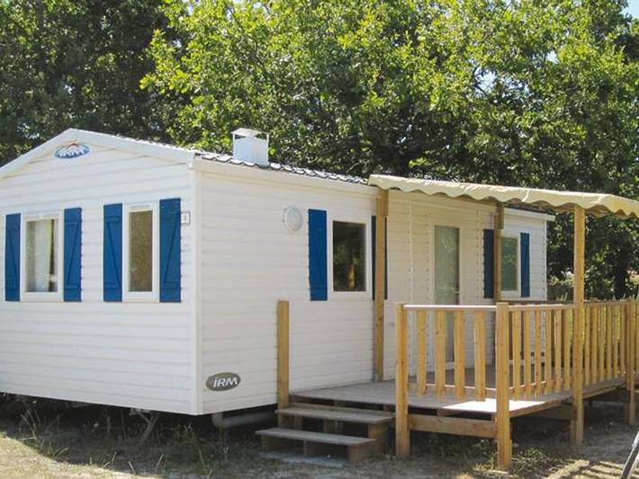 Camping des Familles - Mobilheim 6 personen - Cottage des Pins 3 Zimmer - 6 Pers 29 m² - Tv in Grayan-et-l'Hôpital, Lesparre-Médoc und Umgebung