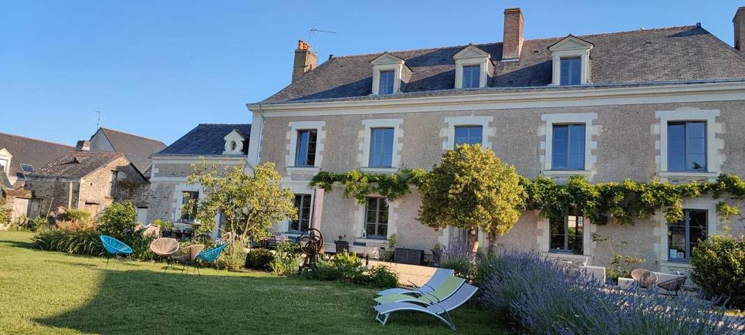 Chambre d’hôte pour 4 personnes, avec jardin et vue à Saint-Melaine-sur-Aubance